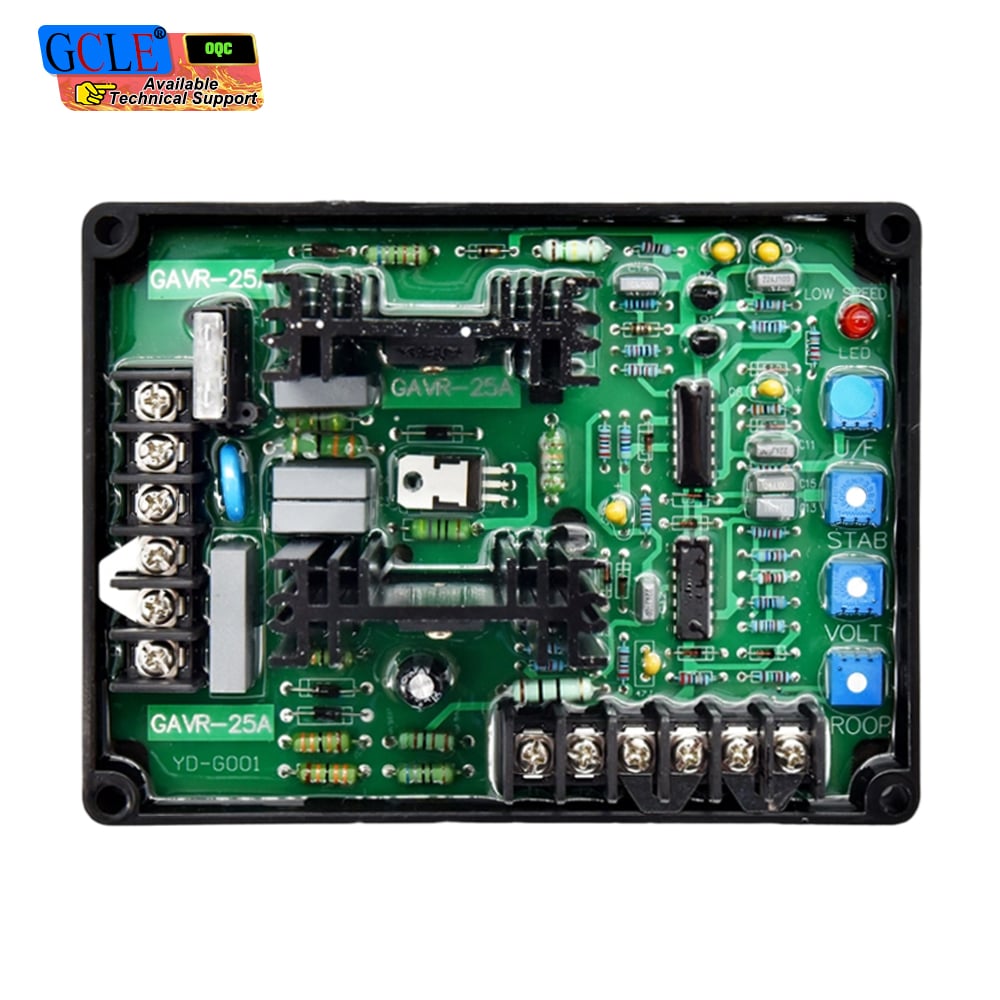 Régulateur de tension automatique (AVR) pour générateur sans balais GAVR-25A