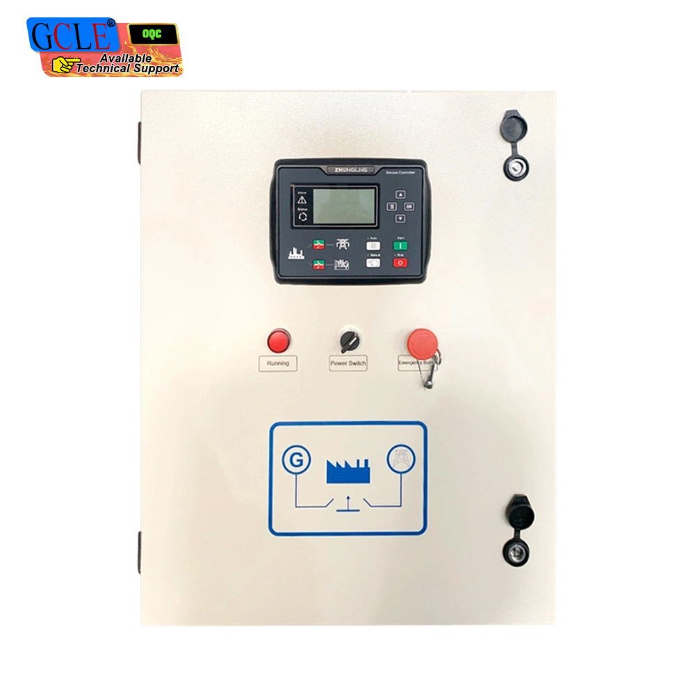 250A Generator Parallel Control Cabinet With G-6120UN Synchronization Controller, Wall Mount Genset Paralleling Panel