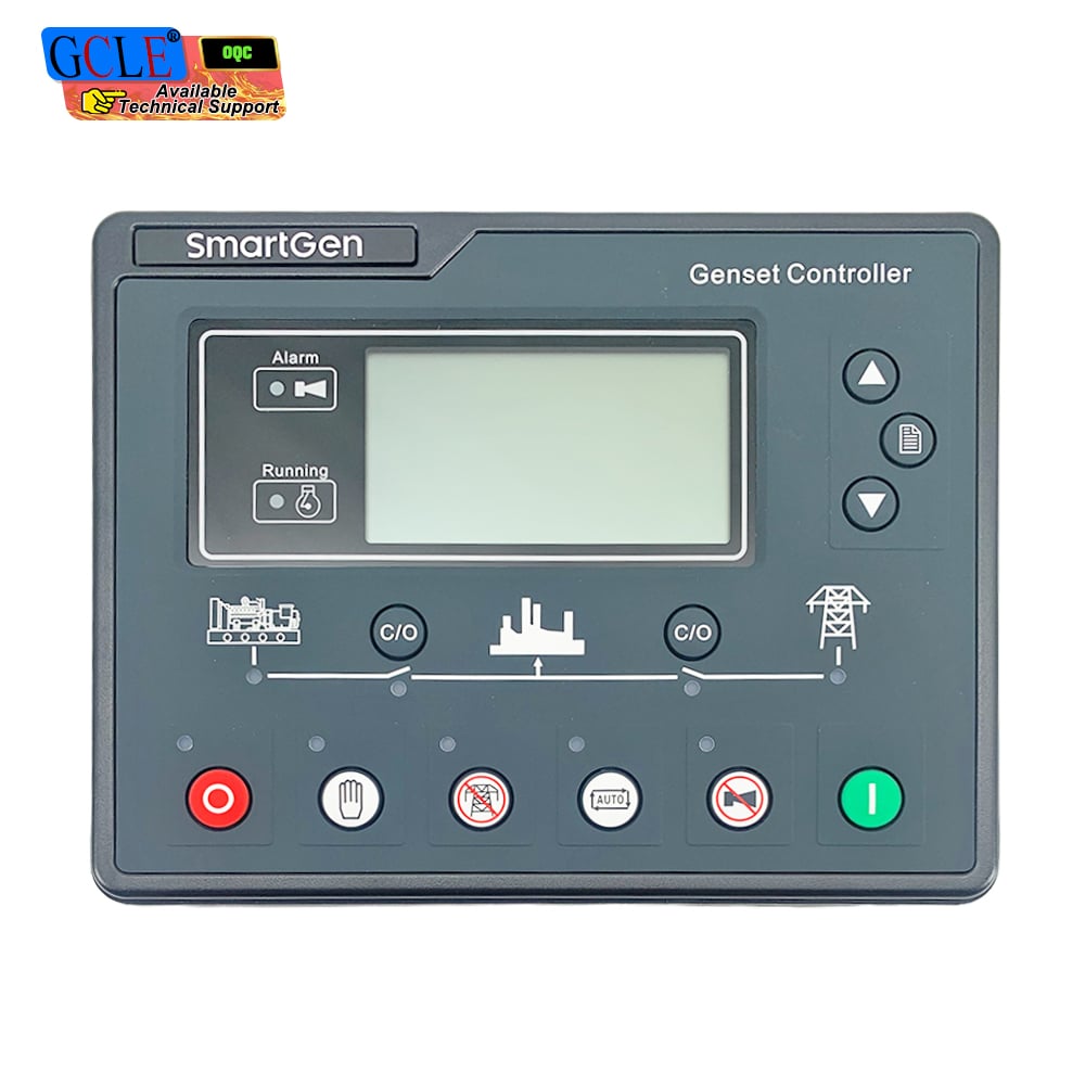 HGM7220 Automatic Mains Failure Genset Controller, SmartGen Generator Control Panel With LCD Display, RS485 RS232 CAN Bus Communication