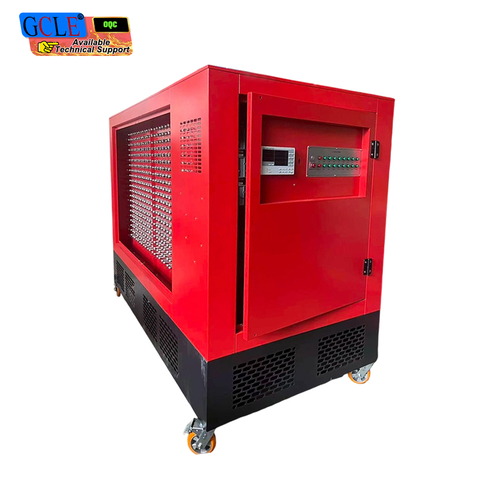 1000KW Mobile Resistive Load Bank For Generator Test, Wheeled Portable Dummy Load Cabinet