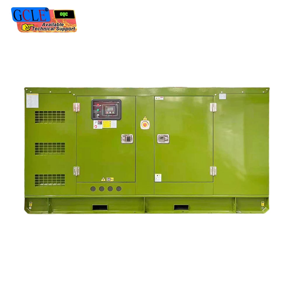 Multi-cylinder Silent Diesel Generator Set Military Green