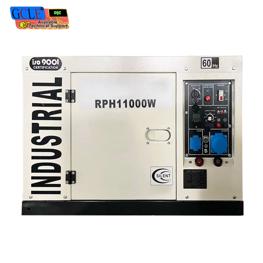 groupe électrogène diesel silencieux miniature de 5 à 10 kW (série RPH)