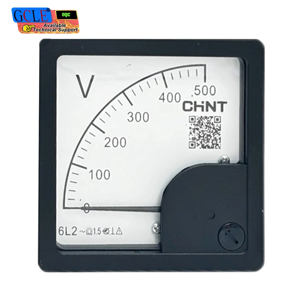 Voltmètre analogique CA CHNT 6L2-V, 500 V