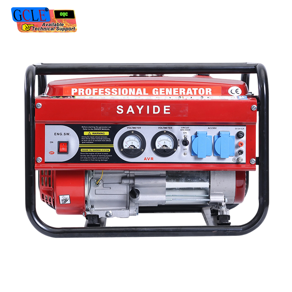 SAYIDE Red Frame Open Frame Gasoline Generator