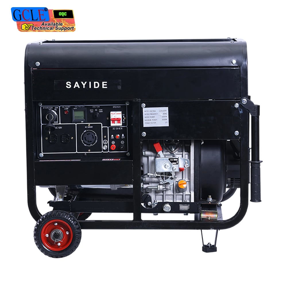 groupe électrogène diesel à cadre ouvert de 5,5 à 10 kW (marque SAYIDE)