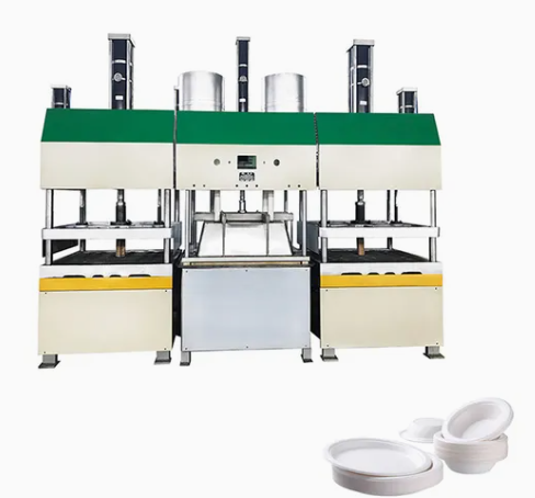 Automatic Biodegradable Disposable  Paper Dish Tableware Making Machine with Sugarcane Bagasse Pulp