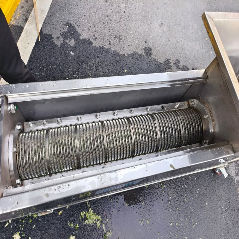Food-Grade Screw Press 80% Juice Yield 0.5-1T/H SUS304 for Fruit & Vegetable Processing factory