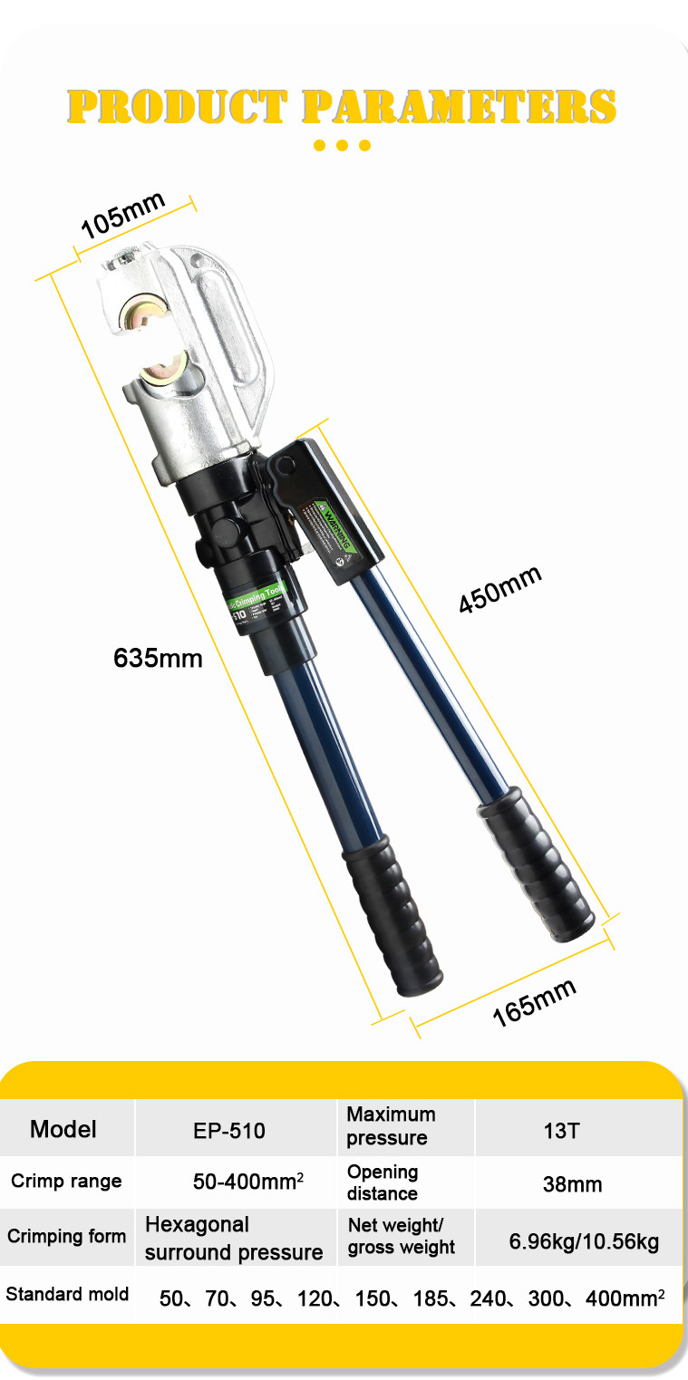 ep 510 best price portable hydraulic crimping tool 50   400 sqmm-8