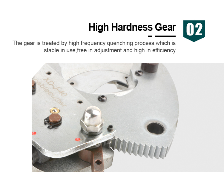 xd j 40 hydraulic ratchet cable cutter for acsr 40mm-6