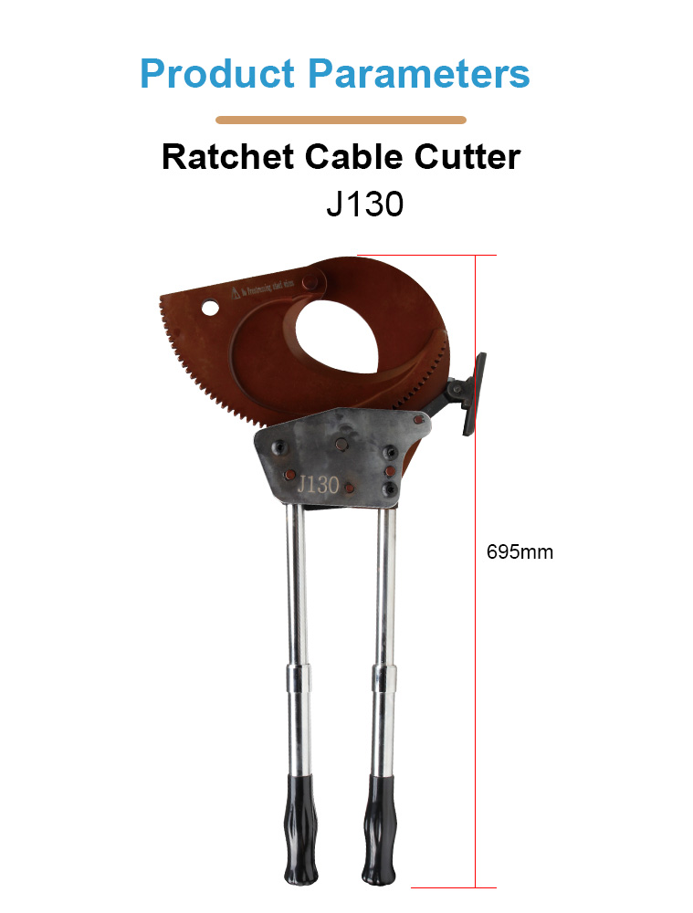 j130 ratchet cable cutter 130mm-1