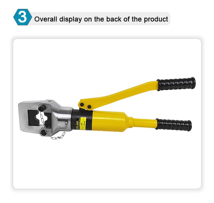 kyq 400 hydraulic crimping tool hydraulic compression plier hydraulic crimping plier range 16 400mm2 hydraulic plier-6