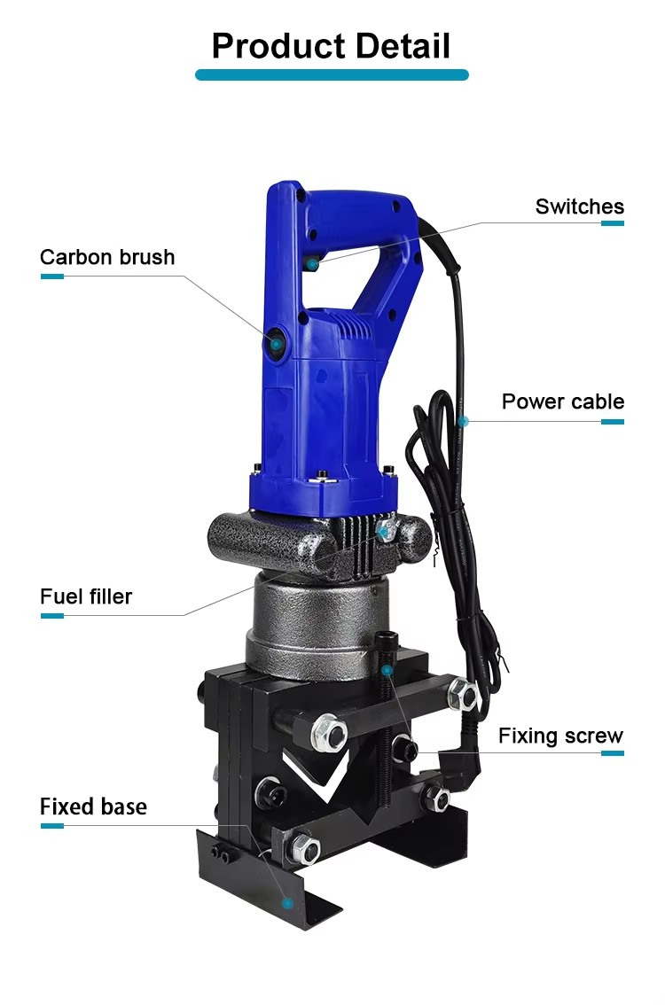 jp 60 electric angle bar cutting tool price hydraulic cutting machine-2