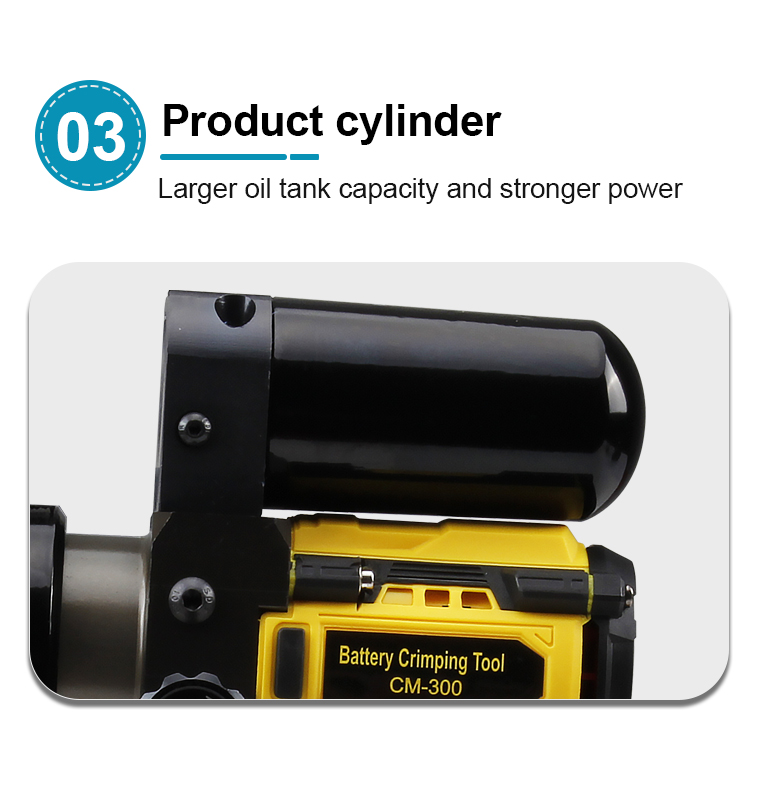 cm 300 rechargeable hydraulic clamp electro hydraulic crimping tool-9