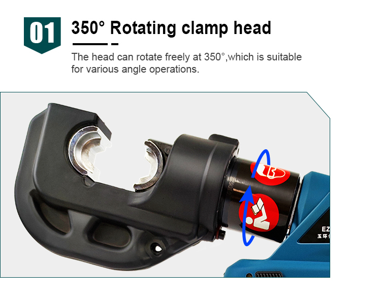 ez 400 battery powered hydraulic cable crimping tools-5