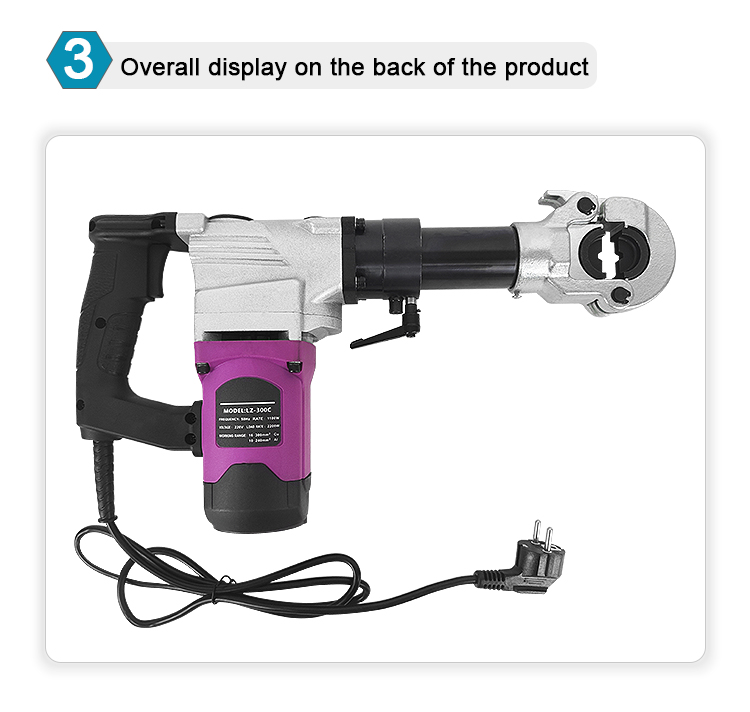 lz 300c electric cable lug crimping tool 300mm2 crimping tool-5