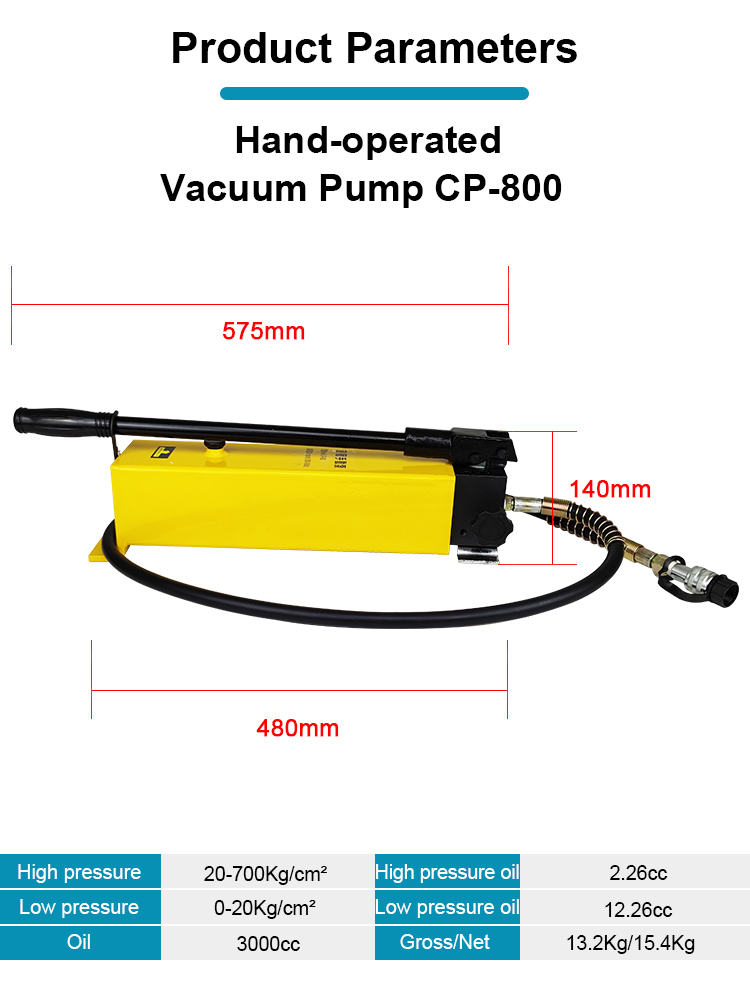 best selling cp 800 hydraulic hand pump and motor competitive price-1