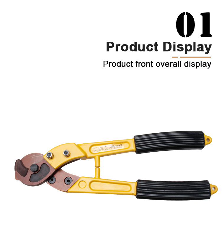 cc 100l ratchet cable cutter 100mm2 hand tools product-5