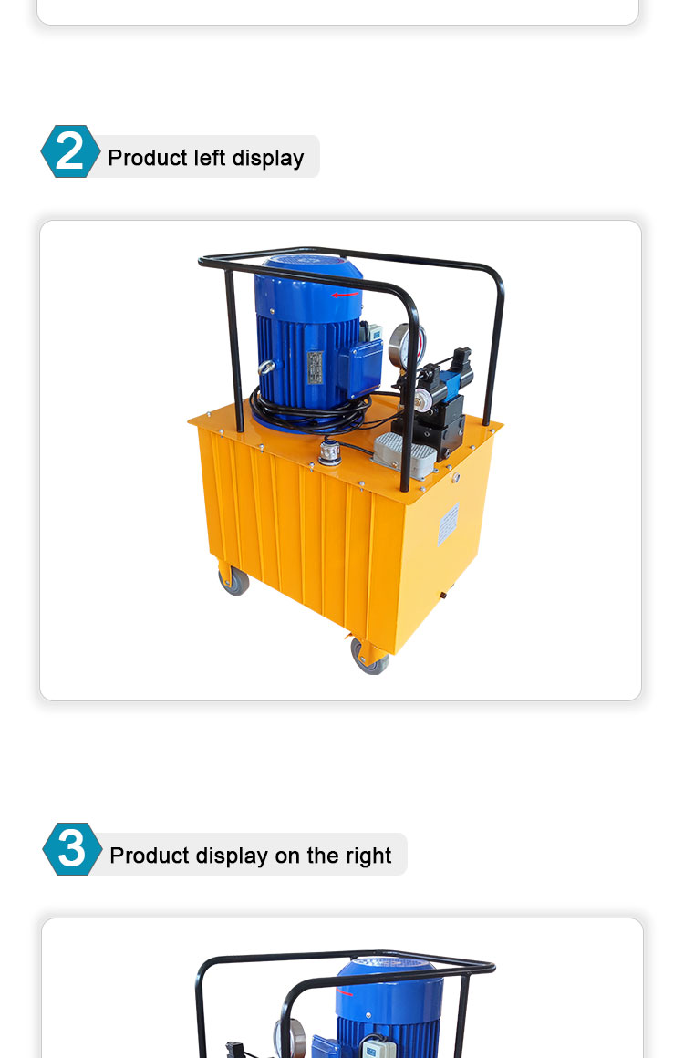 db550 d2 55kw double acting hydraulic electric power pack with high pressure piston pump metal structure magnetic drive pump-5
