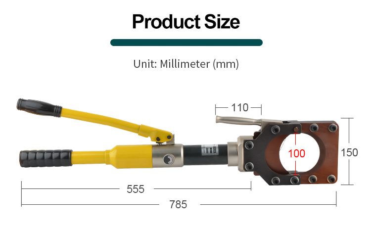 cpc 95 portable hydraulic 95mm copper al cable cutter-2