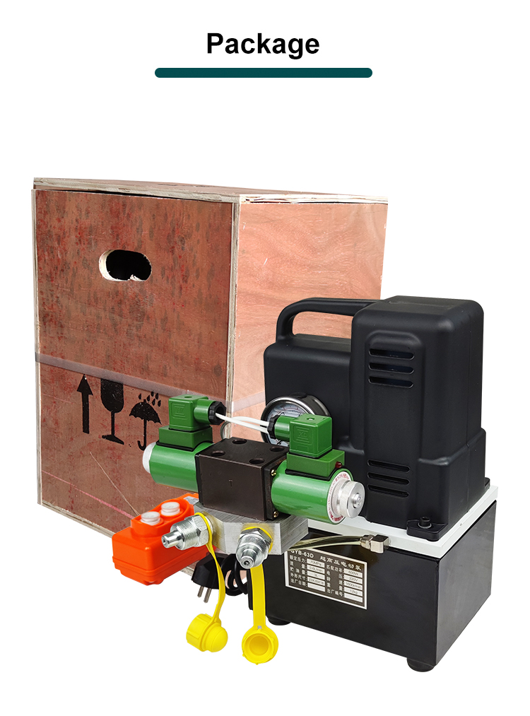 gyb 63d portable electric power pack double acting with 700 bar high pressure for industrial applications-8