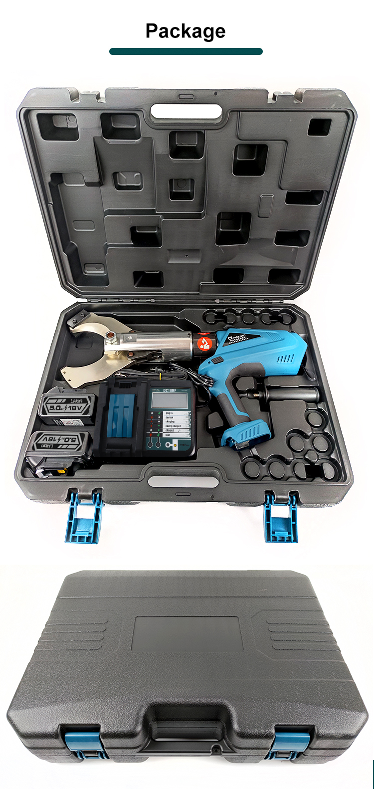 ez 85c heavy duty 85mm electric wireless cable tool battery cutting machine-12