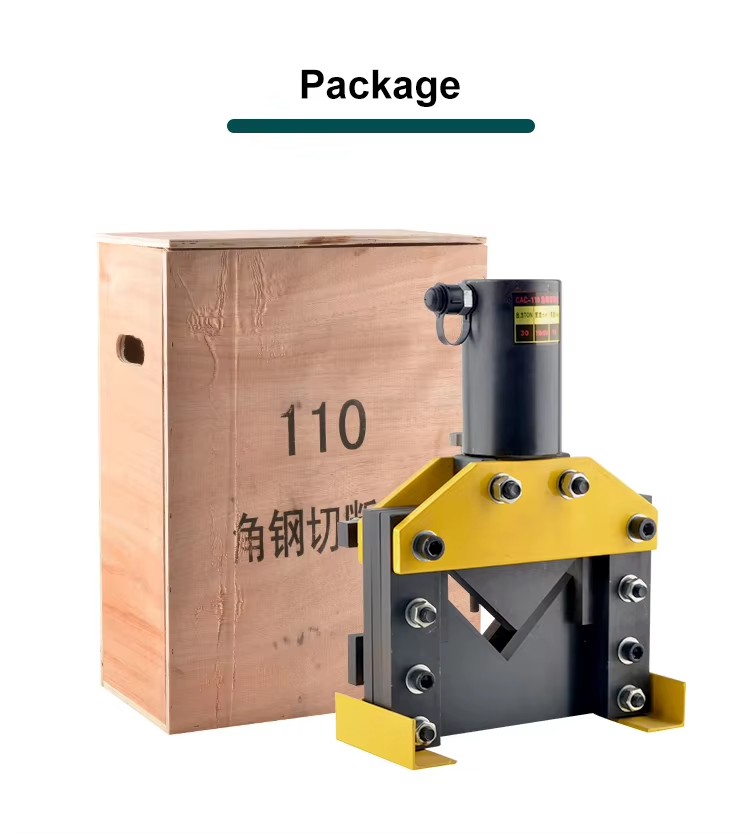 cac 110 hydraulic angle iron cutting machine up to 11011010-10