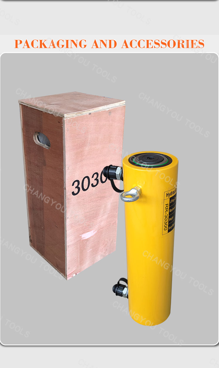 rr 30300 30 ton hydraulic spring return double acting hydraulic jack cylinder-9