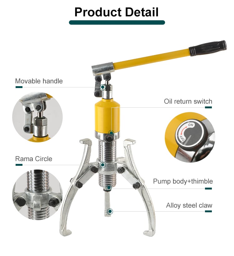 dyf 30 30 ton hydraulic gear wheel bearing puller separator tool 3 jaws-4