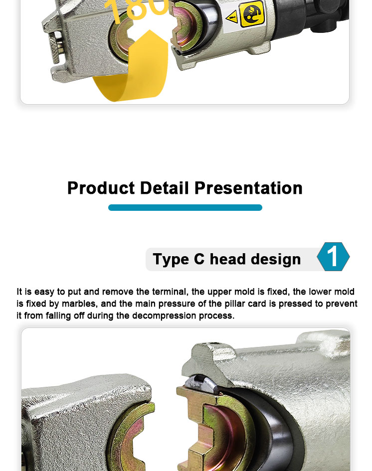 hot sale ep 430 manual crimp plier crimper 16 400mm2 with strap safety set hydraulic electric cable lug crimping tool-6