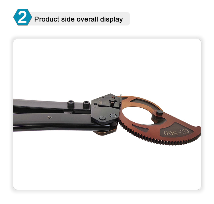 cc 500 heavy duty ratchet electric cable cutter tool armored cable wire cutter-4