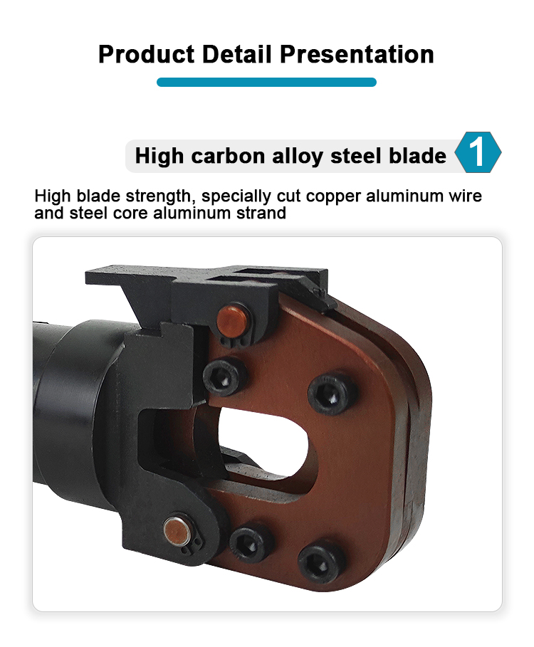 hydraulic steel wire rope cutter cable cutter acsr cutter cpc 20a-7