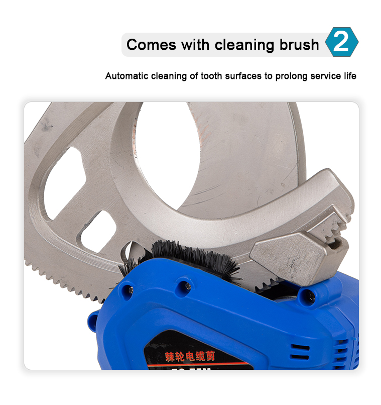 ec 75m battery powered electric ratchet cable cutter 75mm for copper aluminium cable-7