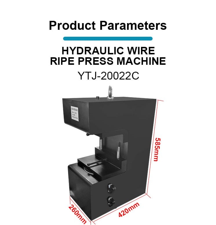 ytj 20022c 200ton hydraulic wire rope press machine-1
