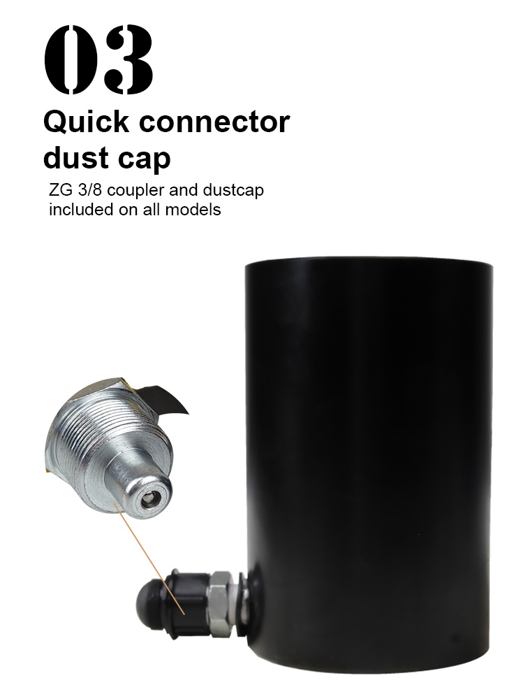 ras 3050 single acting 30ton aluminum hydraulic jack cylinder-7