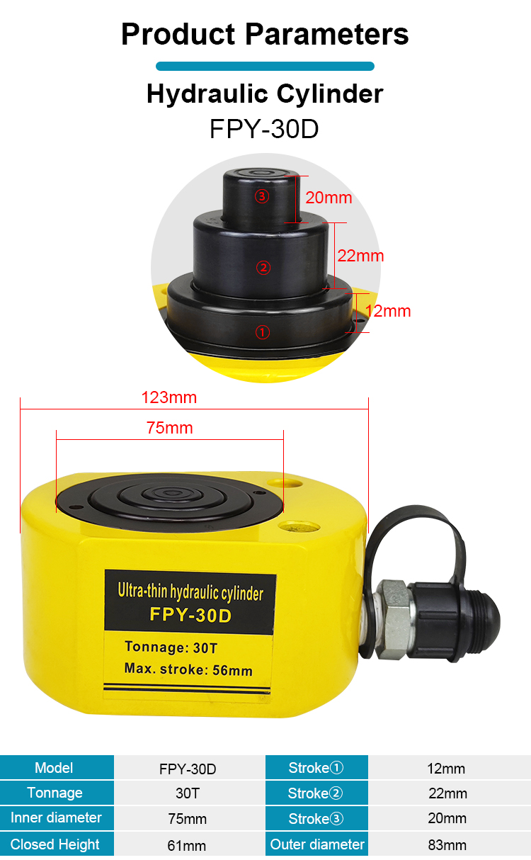 fpy 30d single acting multistage hydraulic cylinder for sale-1