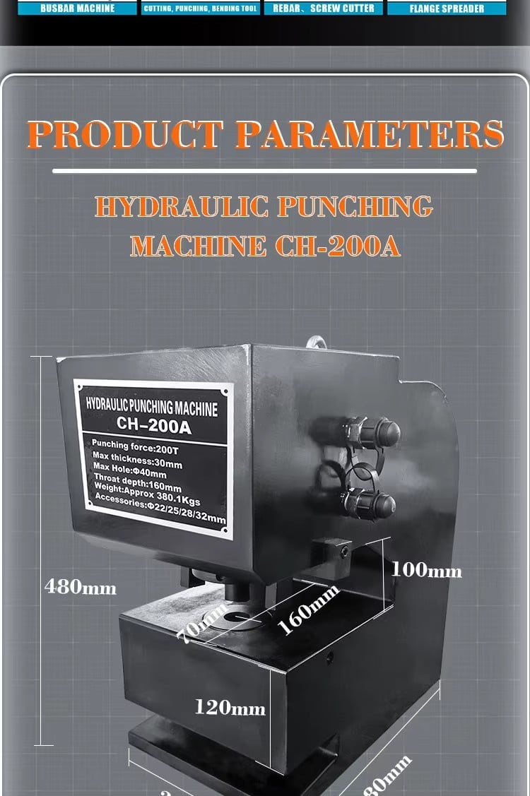ch 200a 200ton hydraulic punching machine-1