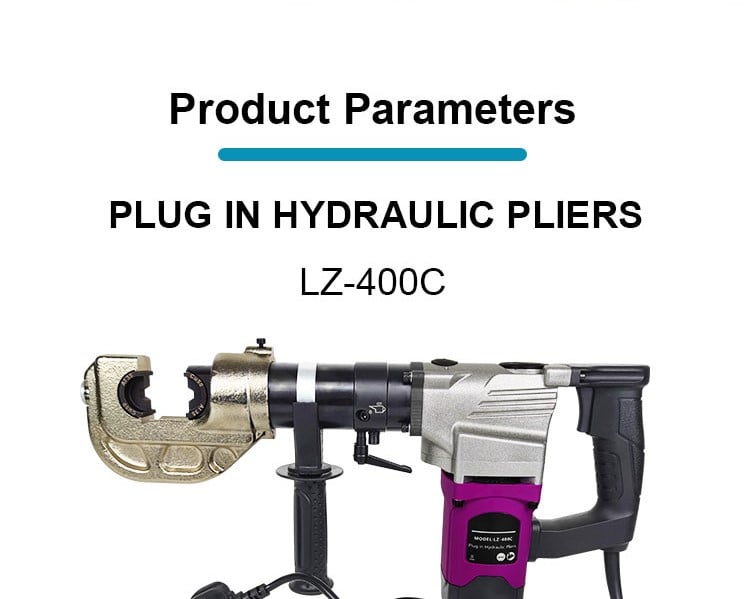 lz 400c hydraulic cable lug crimper electric crimping tool for aluminum copper-1