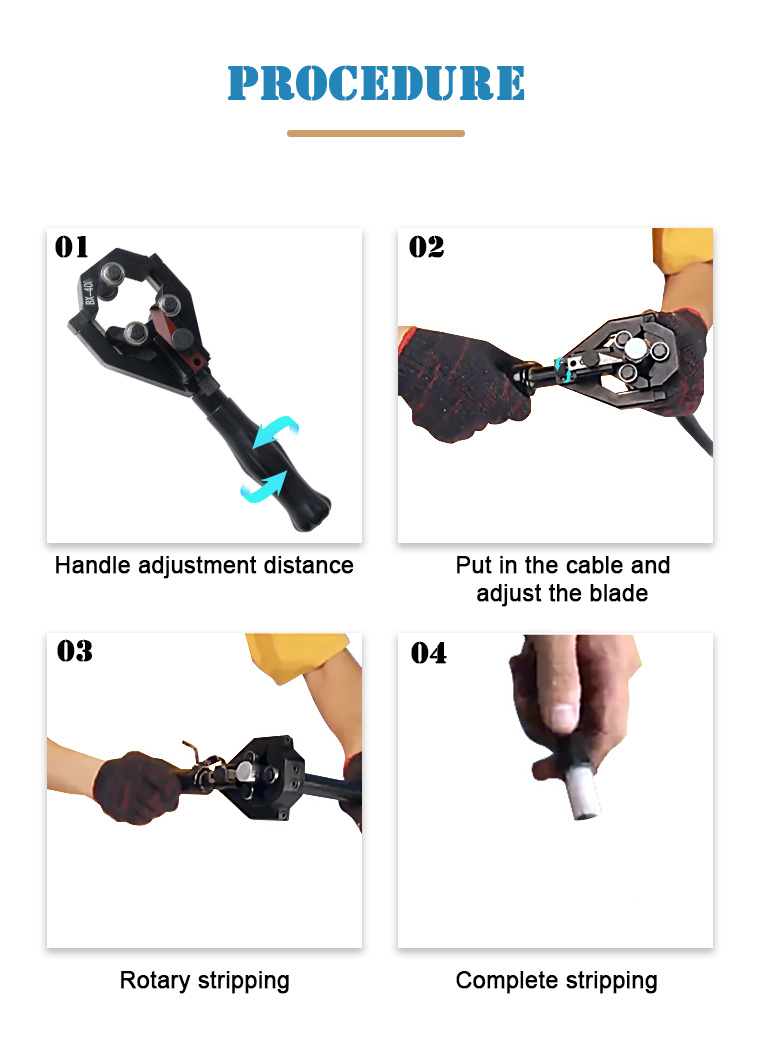 bx 40a cable knife stripping tools wire stripper-3