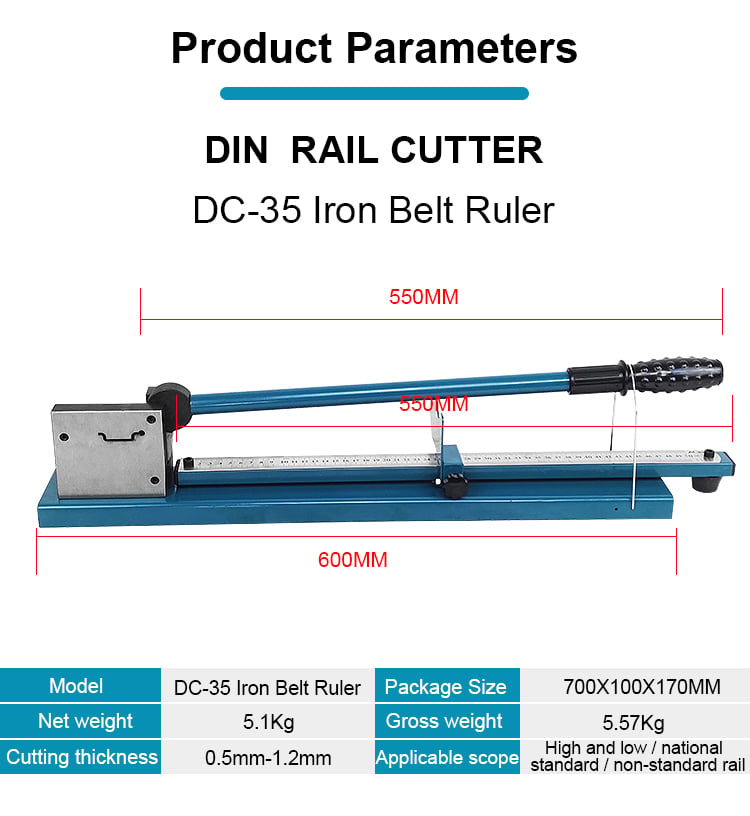 dc 35s din rail cutter for steel rails-1