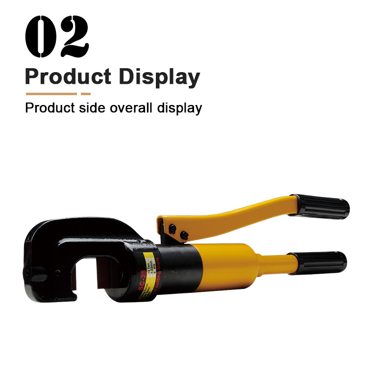 sc 25 manual hydraulic rebar cutter efficient hydraulic tools for cutting-7