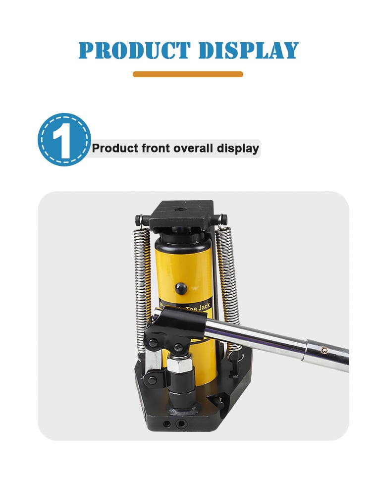 mhc 5 hydraulic toe jack 5ton claw jack-5