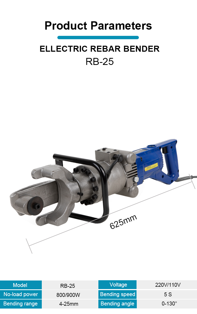 rb 25 hydraulic rebar bender machine construction tool electric rebar bending machine hydraulic rebar bender machine construction tool electric rebar bending machine-1