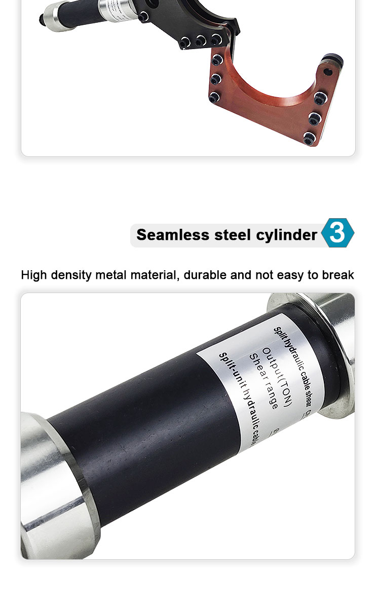 cpc 132h 15 ton hydraulic cable cutter shear armoured cable cutter-7