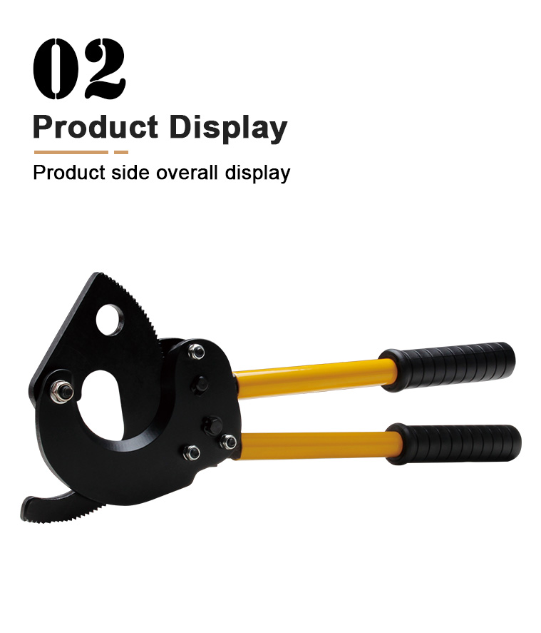 cc 400 heavy duty ratchet electric cable cutter tool armored cable wire cutter-6