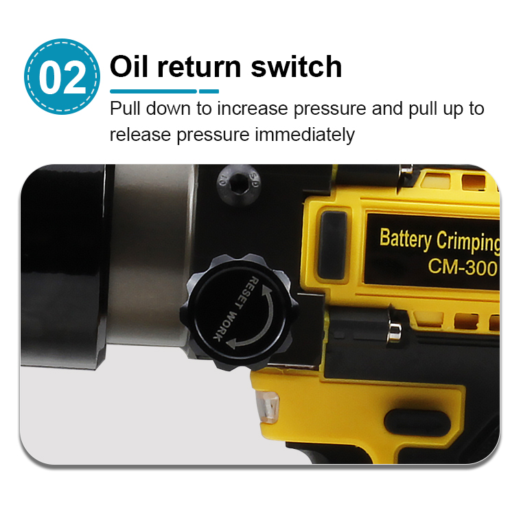 cm 300 rechargeable hydraulic clamp electro hydraulic crimping tool-8
