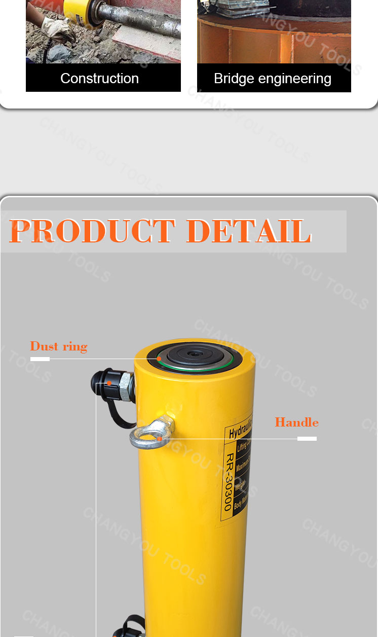 rr 30300 30 ton hydraulic spring return double acting hydraulic jack cylinder-6