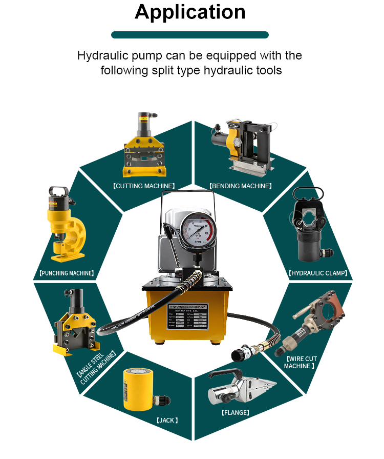 dyb 63a hydraulic electric pump with 700 bar working pressure-2