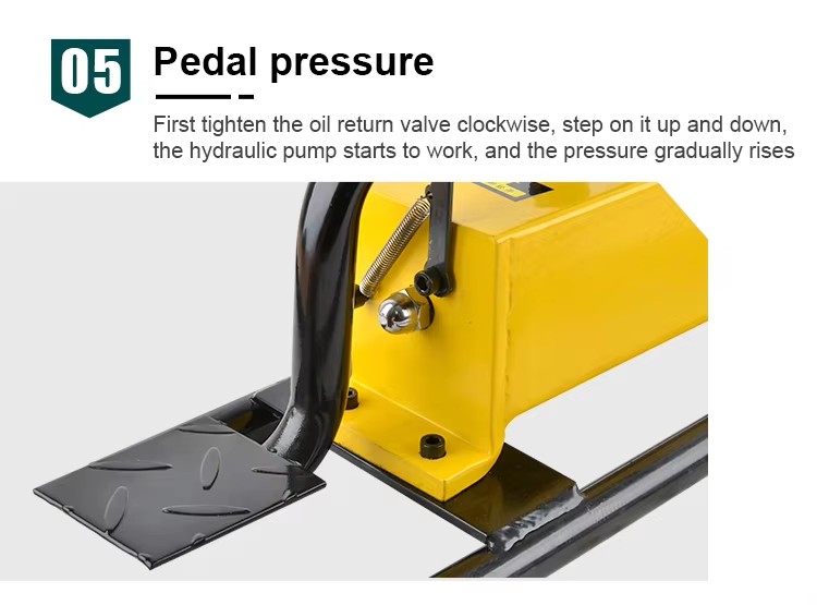 cfp 700d 70mpa high pressure portable hydraulic foot pump-9