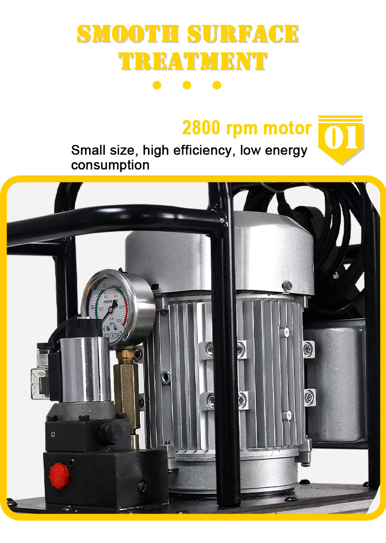 mer 218eb electric oil pump factory 700 bar high pressure hydraulic pump 075kw portable machining post tensioning applications-11