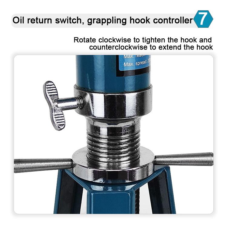 yl 5 adjustable locking hydraulic gear pullers 3 claws 5ton-9